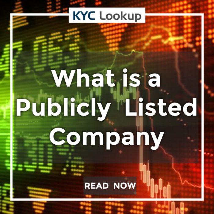 What Is A Publicly Listed Company KYC Lookup