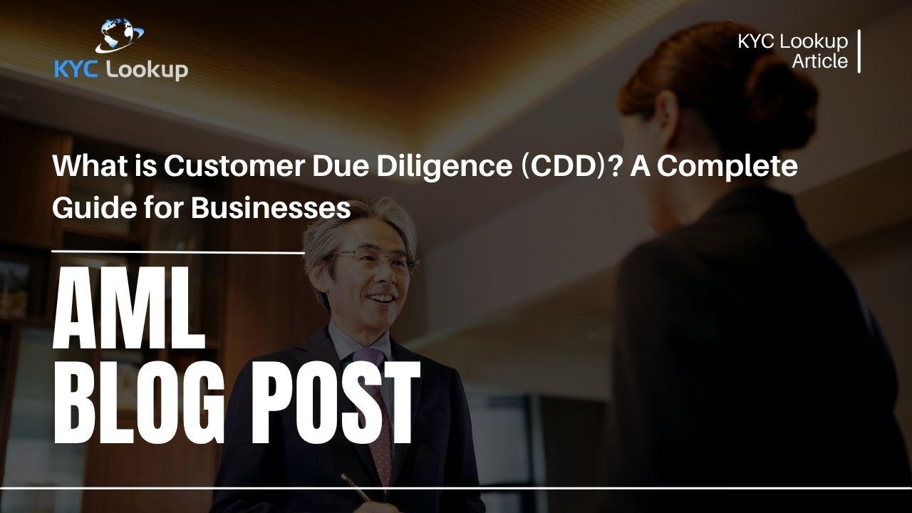 What is Customer Due Diligence (CDD) Guide, Examples & Training - KYC Lookup