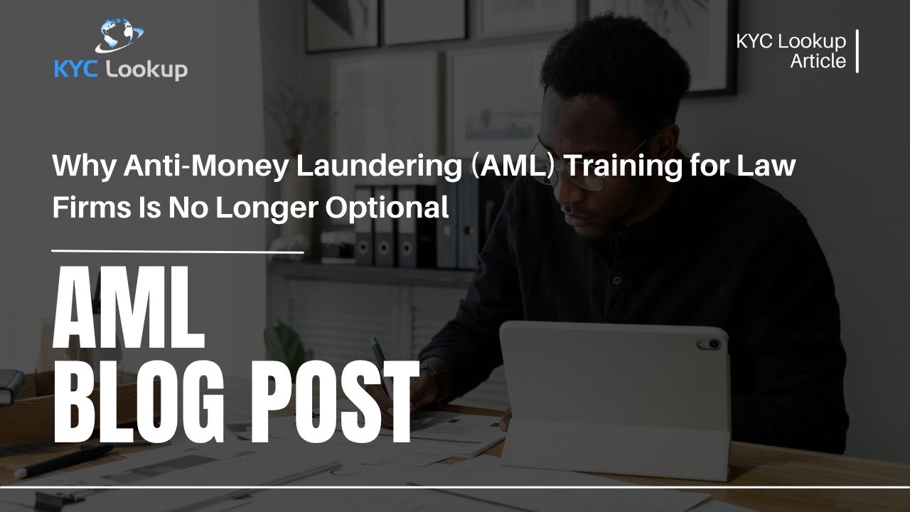 Why Anti Money Laundering AML Training for Law Firms Is No Longer Optional - KYC Lookup