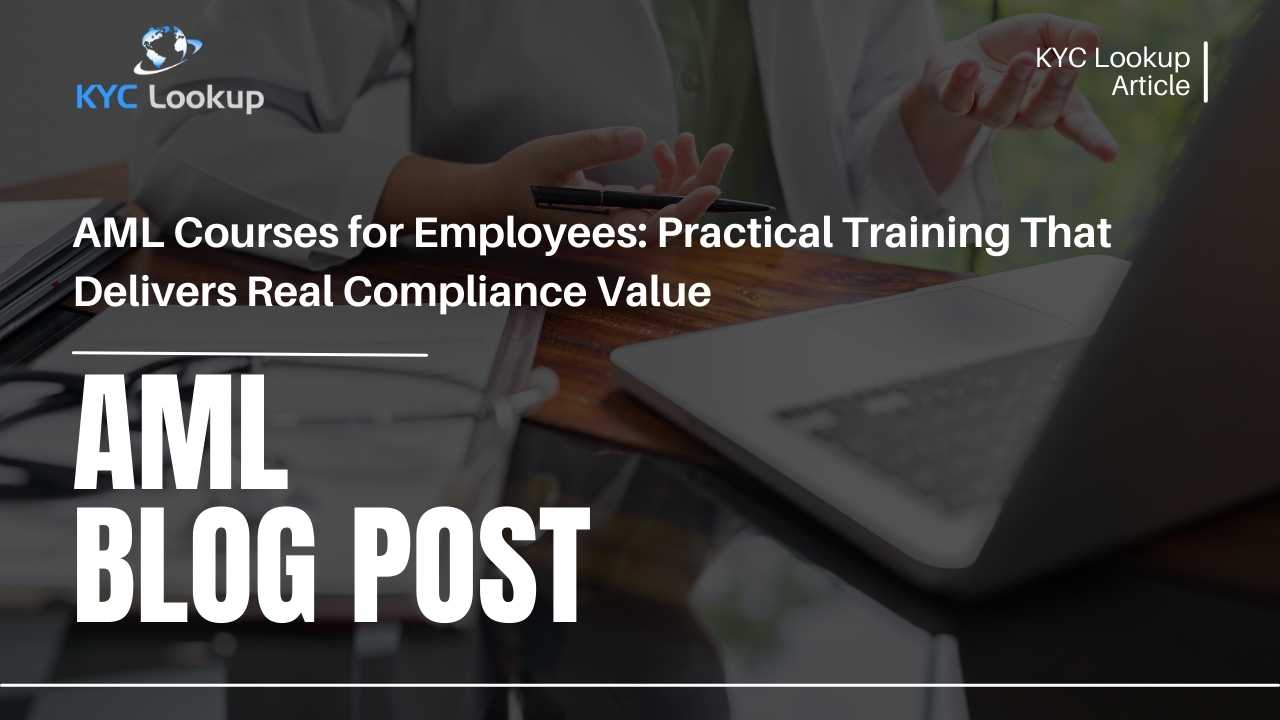 AML Courses for Employees Online Training with Certification - KYC Lookup