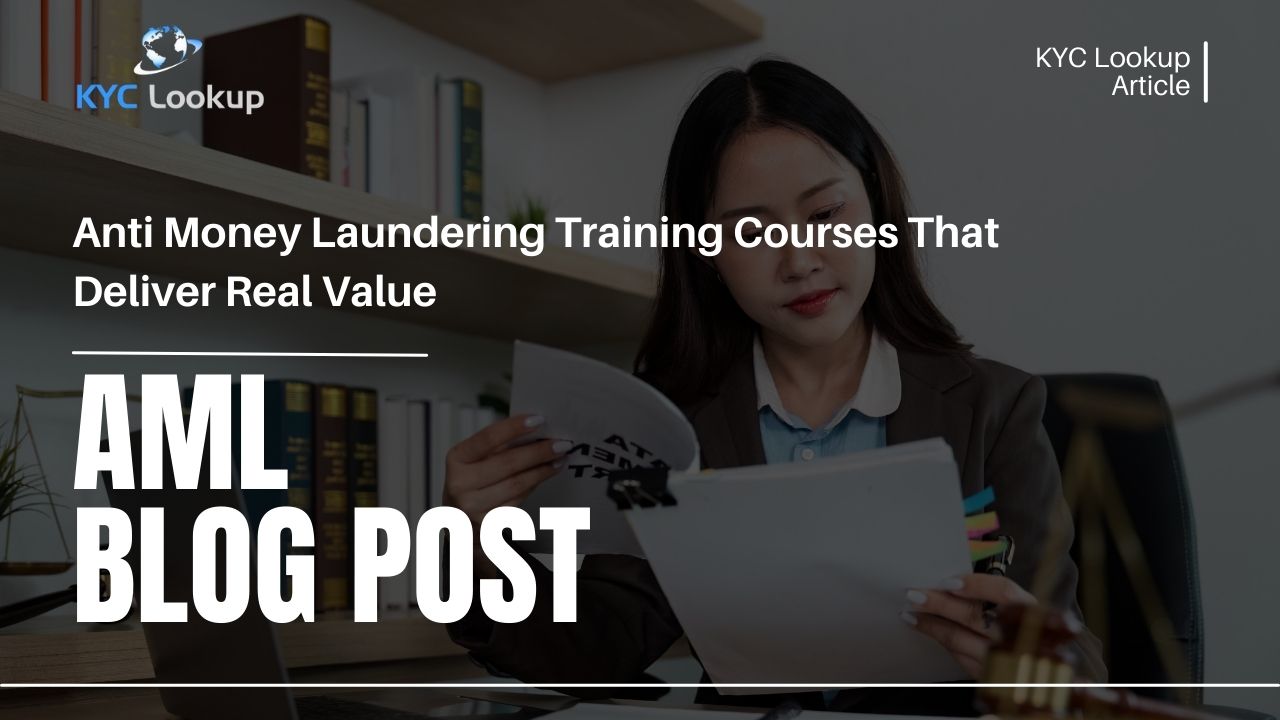 Anti Money Laundering Training Courses Online – Affordable & Accredited - KYC Lookup