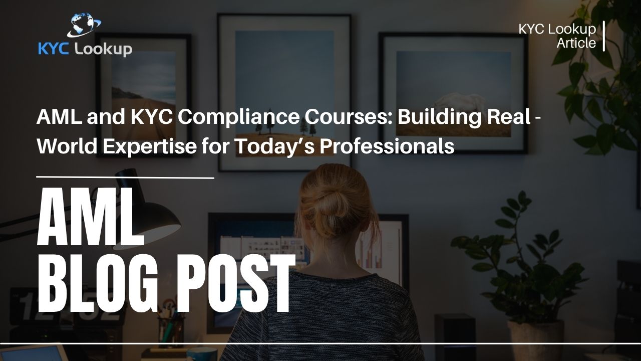 AML and KYC compliance courses Accredited Online Training by KYC Lookup
