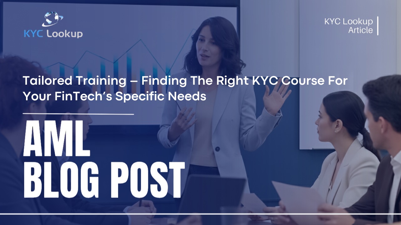 KYC Course For FinTech Companies