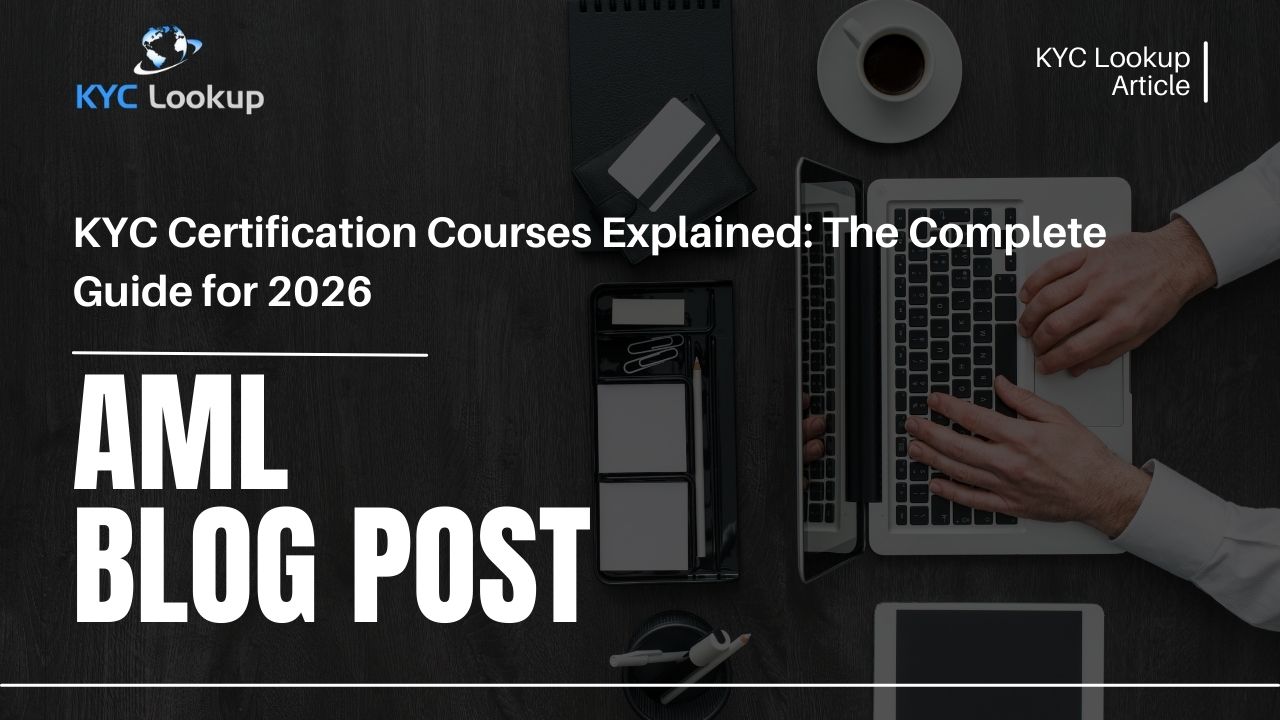 KYC Certification Courses Explained The Complete Guide for 2026 - KYC Lookup