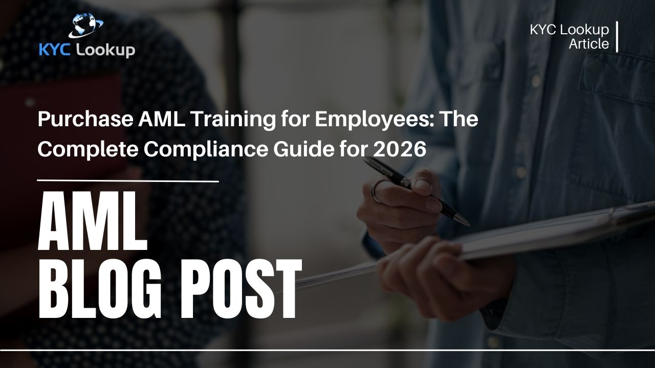 Purchase AML Training for Employees in 2026 Accredited Courses by KYC Lookup