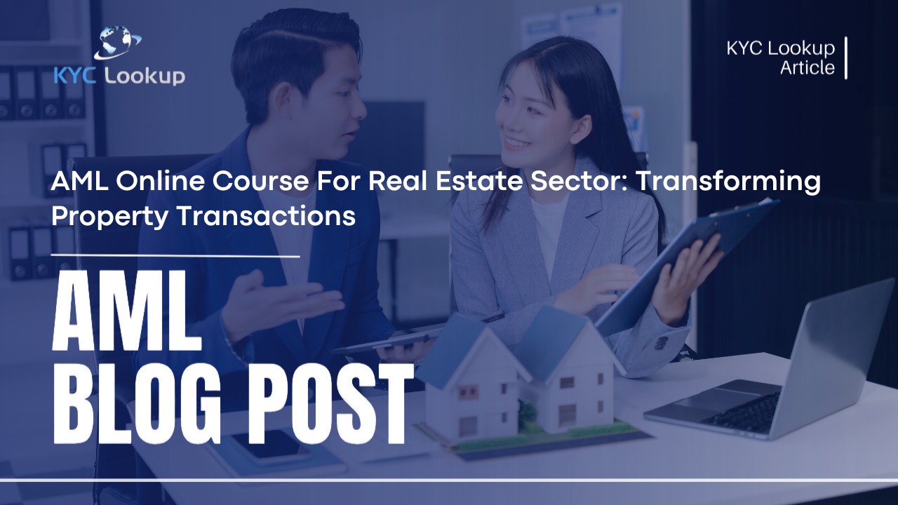 AML Online Course For Real Estate Sector
