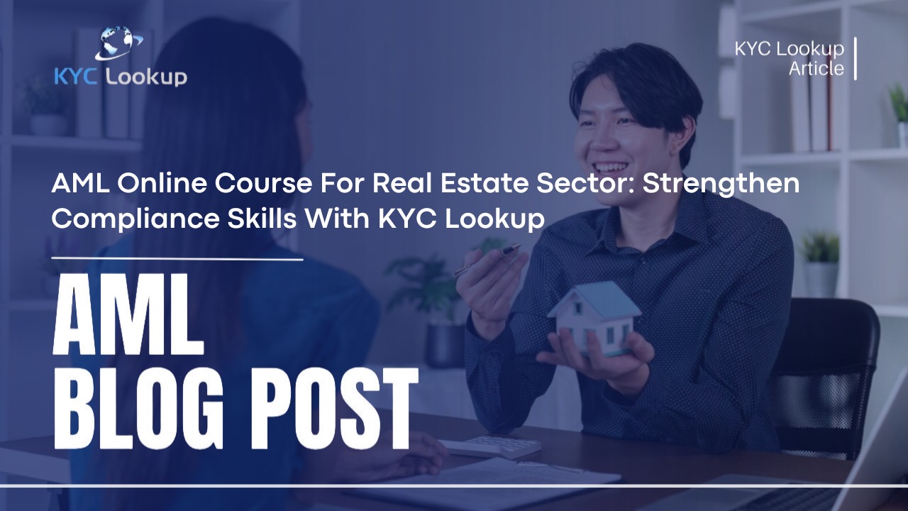 AML Online Course For Real Estate Sector