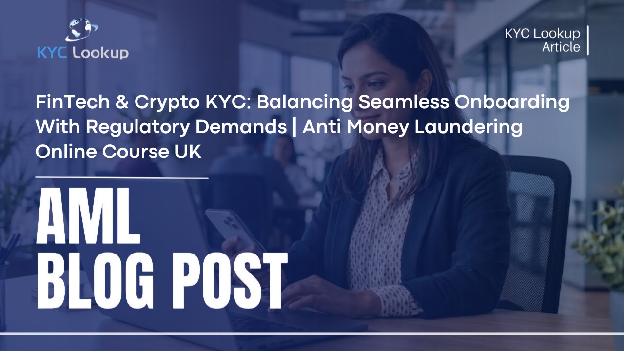 Anti Money Laundering Online Course UK