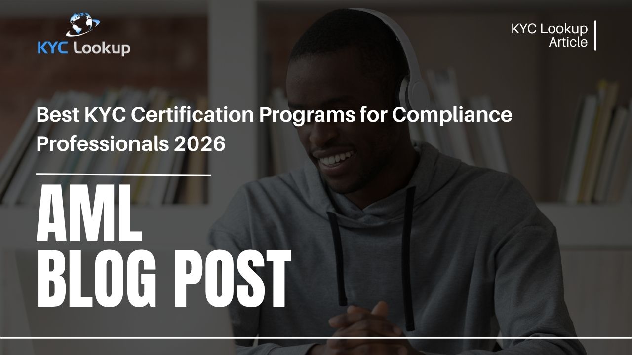 Best KYC Certification Program for Compliance Professionals 2026