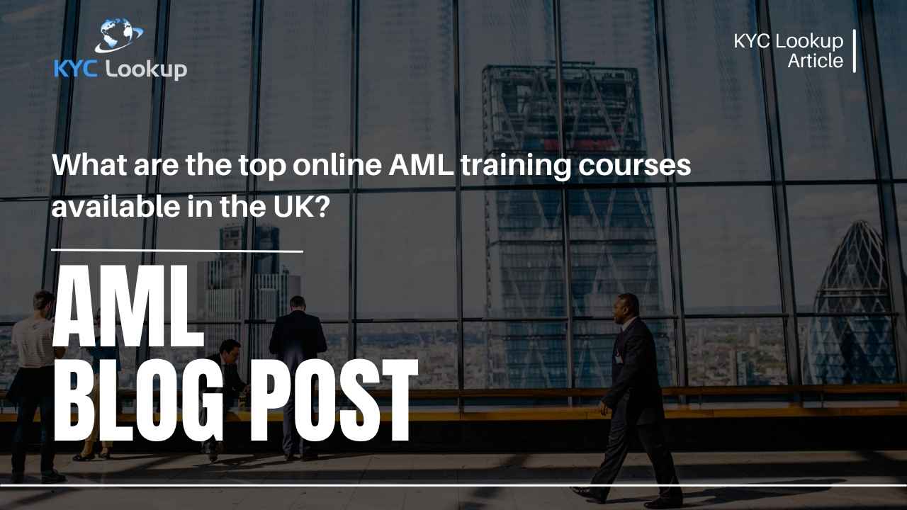 What are the top online AML training courses available in the UK